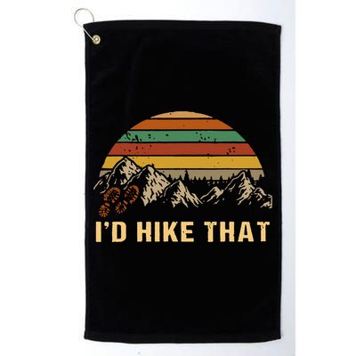 Vintage Mountain Hiking Boots Id Hike That Adventure Hikers Golf Towel