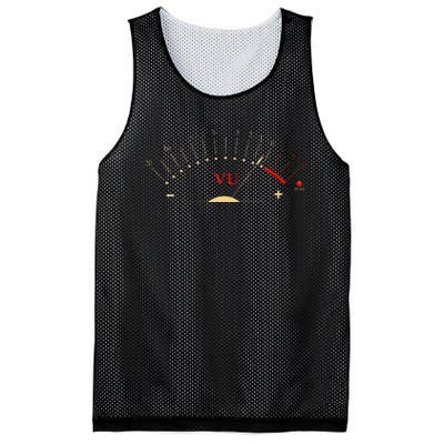 Vu Meter Hifi Vintage Stereo Audiophile Mesh Reversible Basketball Jersey Tank