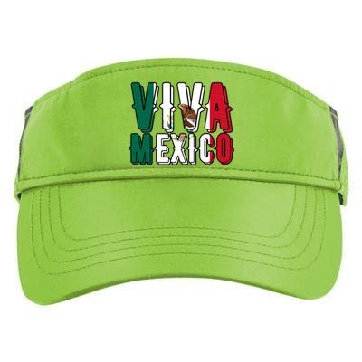 Viva Mexico Hispanic Mexican Heritage Adult Drive Performance Visor