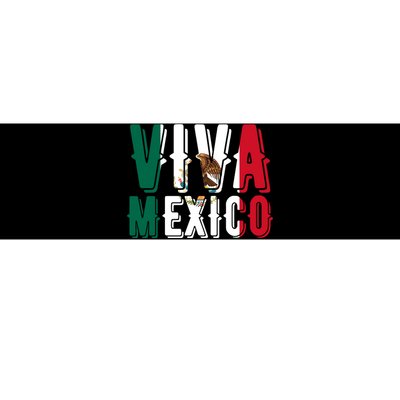 Viva Mexico Hispanic Mexican Heritage Bumper Sticker