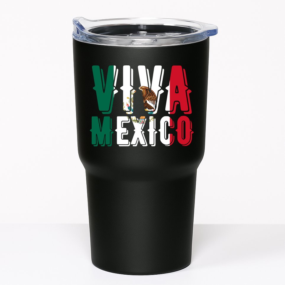 Viva Mexico Hispanic Mexican Heritage Tumbler