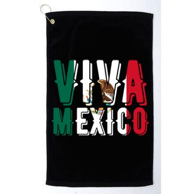 Viva Mexico Hispanic Mexican Heritage Platinum Collection Golf Towel