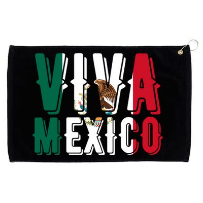 Viva Mexico Hispanic Mexican Heritage Grommeted Golf Towel