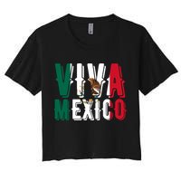 Viva Mexico Hispanic Mexican Heritage Women's Crop Top Tee