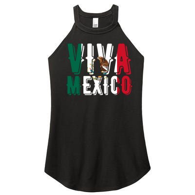 Viva Mexico Hispanic Mexican Heritage Women's Perfect Tri Rocker Tank