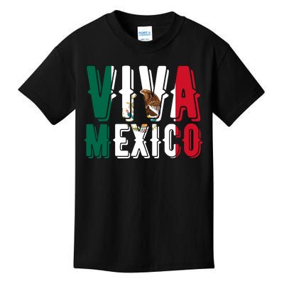 Viva Mexico Hispanic Mexican Heritage Kids T-Shirt