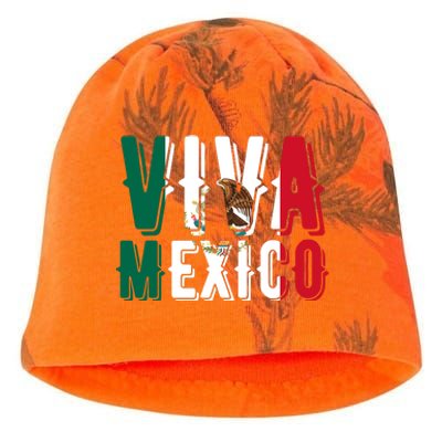 Viva Mexico Hispanic Mexican Heritage Kati - Camo Knit Beanie