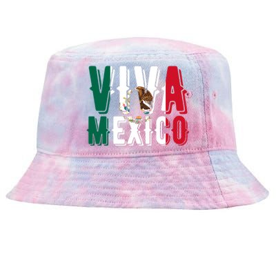 Viva Mexico Hispanic Mexican Heritage Tie-Dyed Bucket Hat