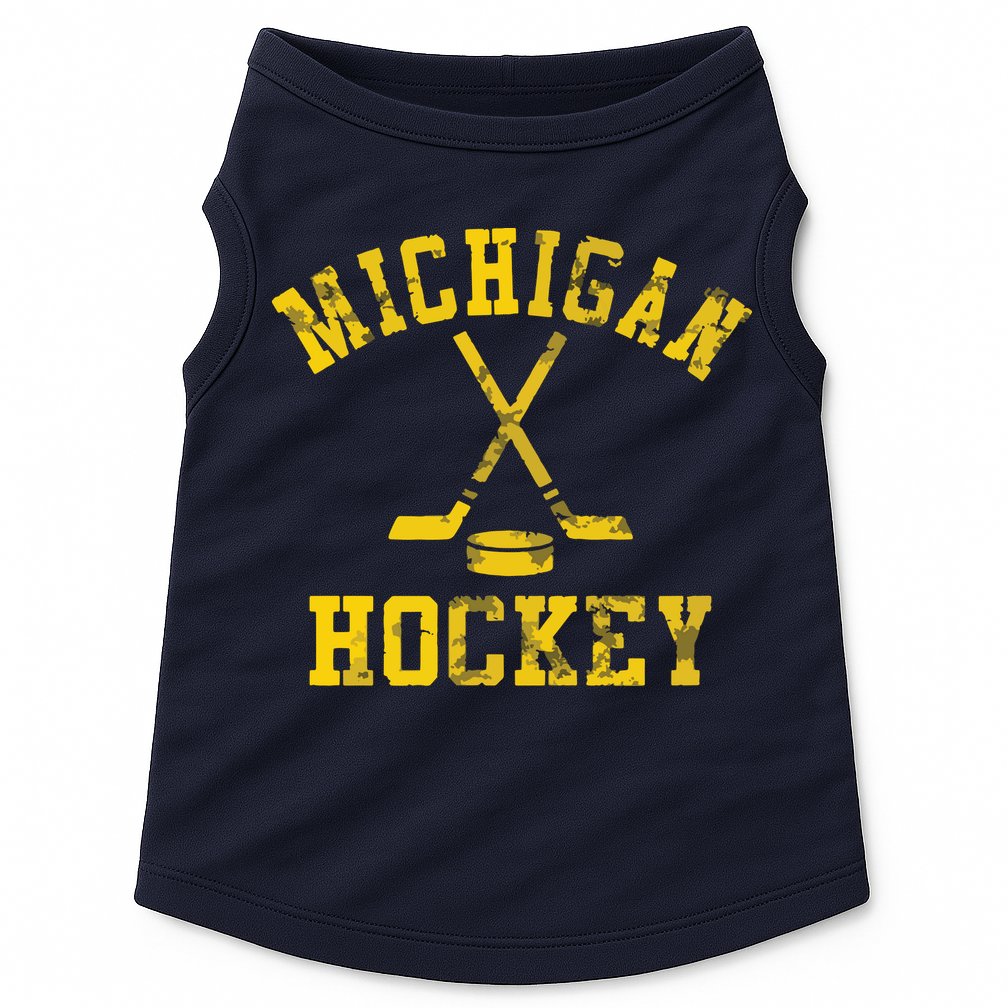 Vintage Michigan Hockey Doggie Tank