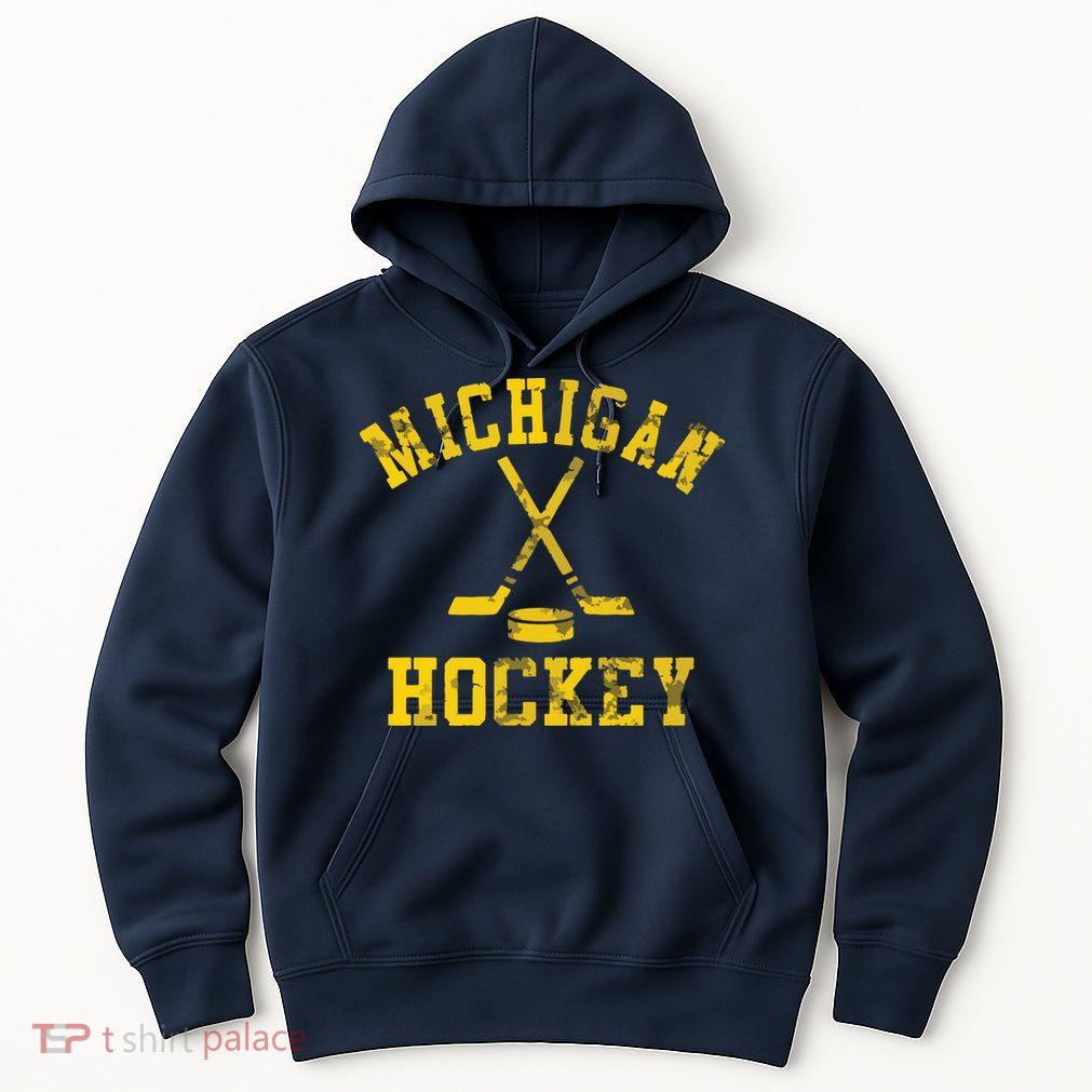 Vintage Michigan Hockey Hoodie