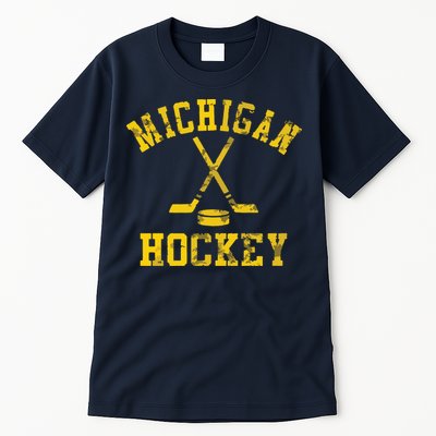 Vintage Michigan Hockey Tall T-Shirt