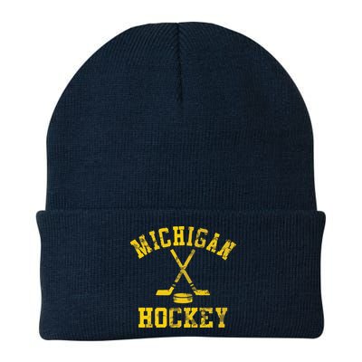 Vintage Michigan Hockey Beanie