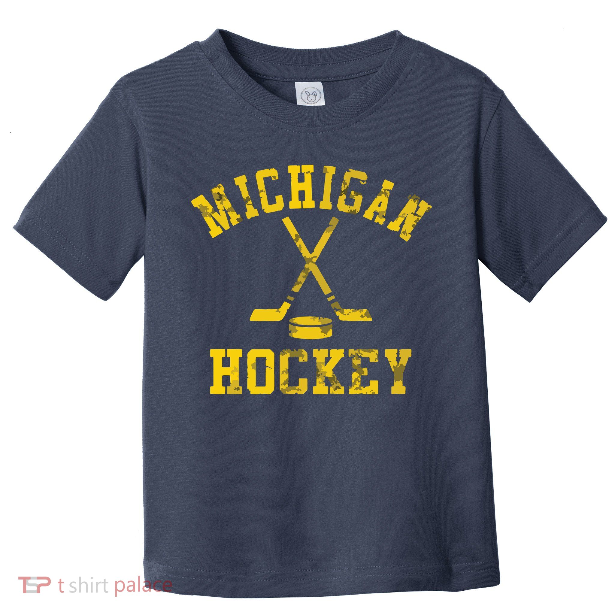 Vintage Michigan Hockey Toddler T-Shirt