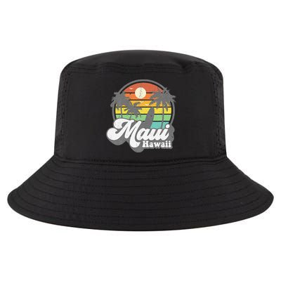 Vintage Maui Hawaii Hawaiian Beach Surfing 70's Surf Gift Cool Comfort Performance Bucket Hat
