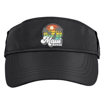 Vintage Maui Hawaii Hawaiian Beach Surfing 70's Surf Gift Adult Drive Performance Visor