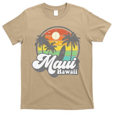 Vintage Maui Hawaii Hawaiian Beach Surfing 70's Surf Gift T-Shirt