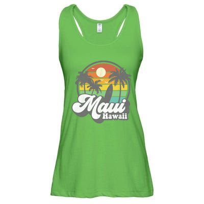 Vintage Maui Hawaii Hawaiian Beach Surfing 70's Surf Gift Ladies Essential Flowy Tank