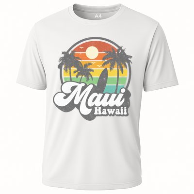 Vintage Maui Hawaii Hawaiian Beach Surfing 70's Surf Gift Performance Shirt