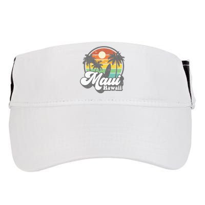 Vintage Maui Hawaii Hawaiian Beach Surfing 70's Surf Gift Adult Drive Performance Visor