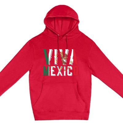 Viva Mexico Hispanic Mexican Heritage Eagle Mexico Premium Pullover Hoodie