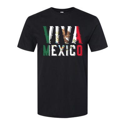 Viva Mexico Hispanic Mexican Heritage Eagle Mexico Softstyle CVC T-Shirt