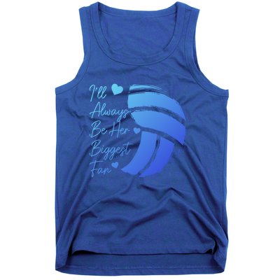 Volleyball Mom Her Biggest Fan Volleyball Daughter Gift Tank Top