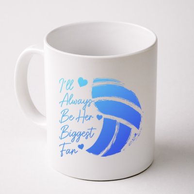 Volleyball Mom Her Biggest Fan Volleyball Daughter Gift Coffee Mug