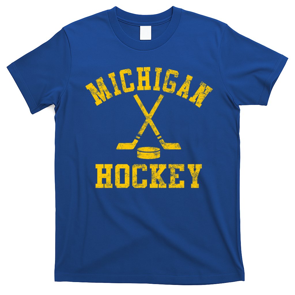Vintage Michigan Hockey Gift T-Shirt