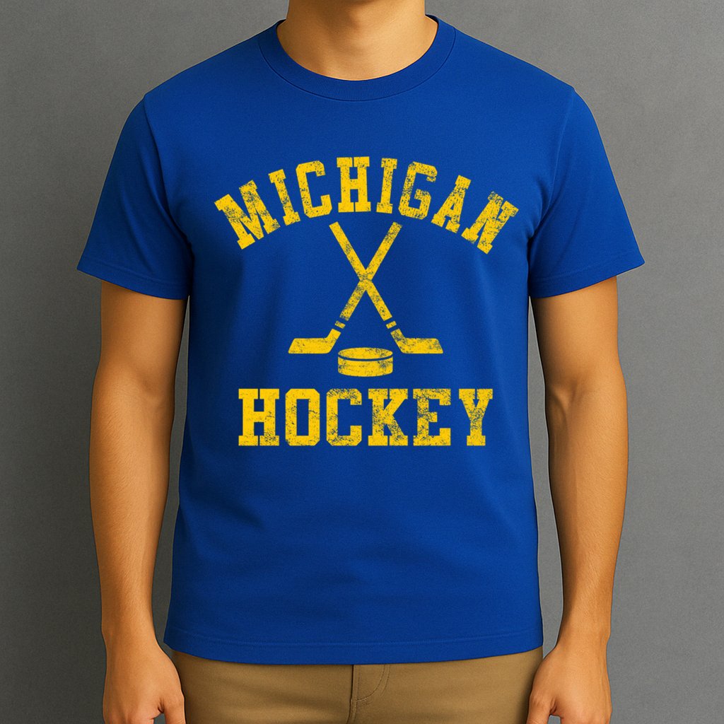 Vintage Michigan Hockey Gift T-Shirt