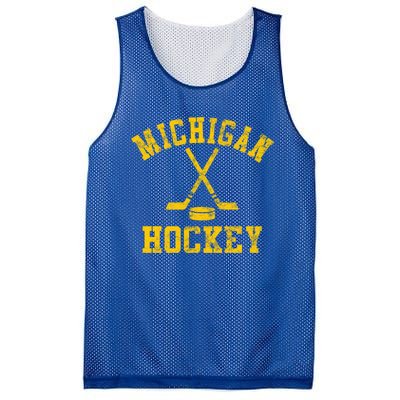 Vintage Michigan Hockey Gift Mesh Reversible Basketball Jersey Tank