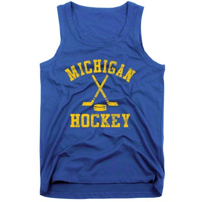 Vintage Michigan Hockey Gift Tank Top