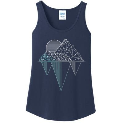 Vintage Mountains Hiking Camping Rock Climbing Camper Gift Ladies Essential Tank