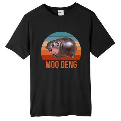 Vintage Moodeng Hippo Famous Baby Pigmy Moodeng Zoo Family Tall Fusion ChromaSoft Performance T-Shirt