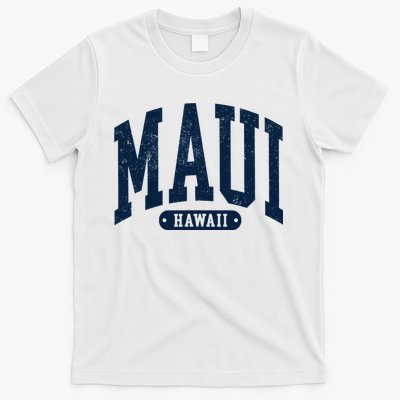 Vintage Maui Hawaii Distressed Retro Beach Vacation T-Shirt