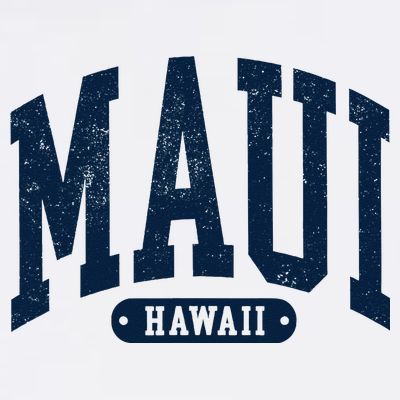 Vintage Maui Hawaii Distressed Retro Beach Vacation T-Shirt
