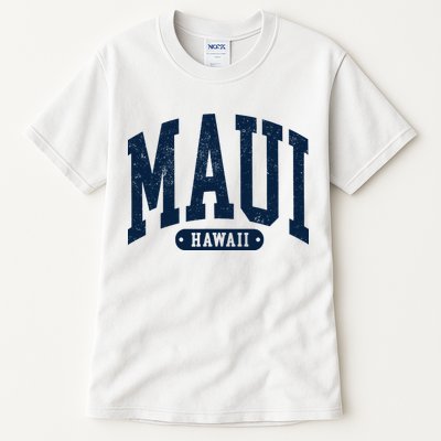 Vintage Maui Hawaii Distressed Retro Beach Vacation Tall T-Shirt