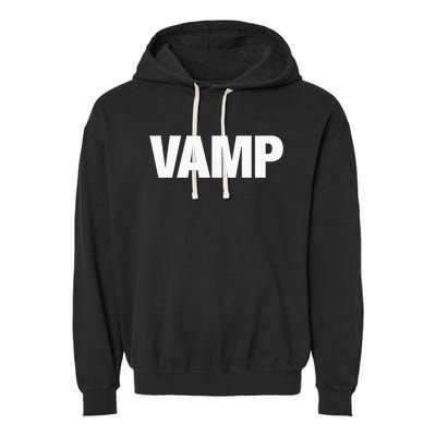 VAMP Matching Halloween Couples Funny Costumes SECURITY Goth Garment-Dyed Fleece Hoodie