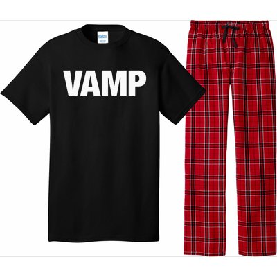 VAMP Matching Halloween Couples Funny Costumes SECURITY Goth Pajama Set