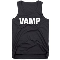 VAMP Matching Halloween Couples Funny Costumes SECURITY Goth Tank Top