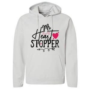 Valentine My Heart Performance Fleece Hoodie