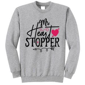 Valentine My Heart Tall Sweatshirt