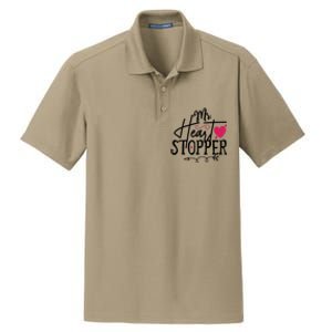 Valentine My Heart Dry Zone Grid Polo