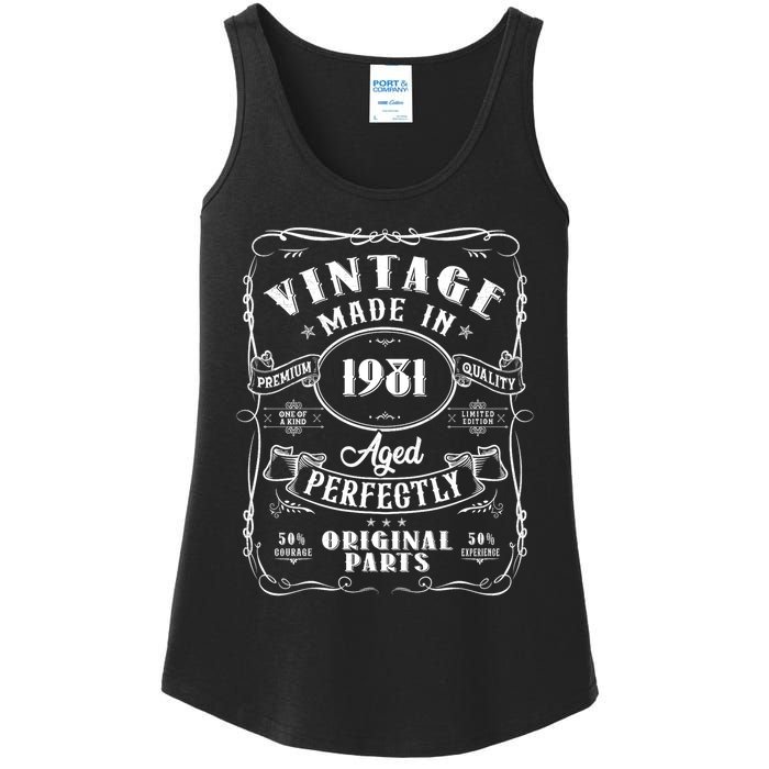 Vintage Made In 1981 One Of A Kind Limited Edition Aged Perfectly Original Parts Ladies Essential Tank