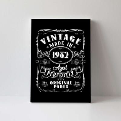 Vintage Made In 1982 One Of A Kind Limited Edition Aged Perfectly Original Parts Canvas