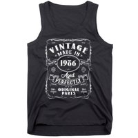 Vintage Made In 1986 One Of A Kind Limited Edition Aged Perfectly Original Parts Tank Top