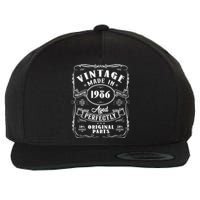 Vintage Made In 1986 One Of A Kind Limited Edition Aged Perfectly Original Parts Wool Snapback Cap