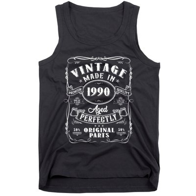 Vintage Made In 1990 One Of A Kind Limited Edition Aged Perfectly Original Parts Tank Top