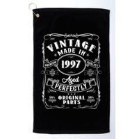 Vintage Made In 1997 One Of A Kind Limited Edition Aged Perfectly Original Parts Golf Towel