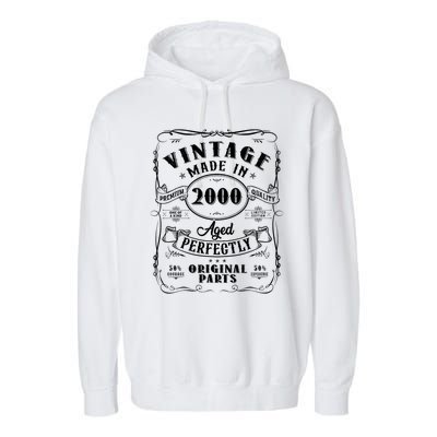 Vintage Made In 2000 One Of A Kind Limited Edition Aged Perfectly Original Parts Garment-Dyed Fleece Hoodie