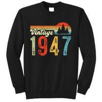 Vintage Made In 1947 Birthday Sweatshirt